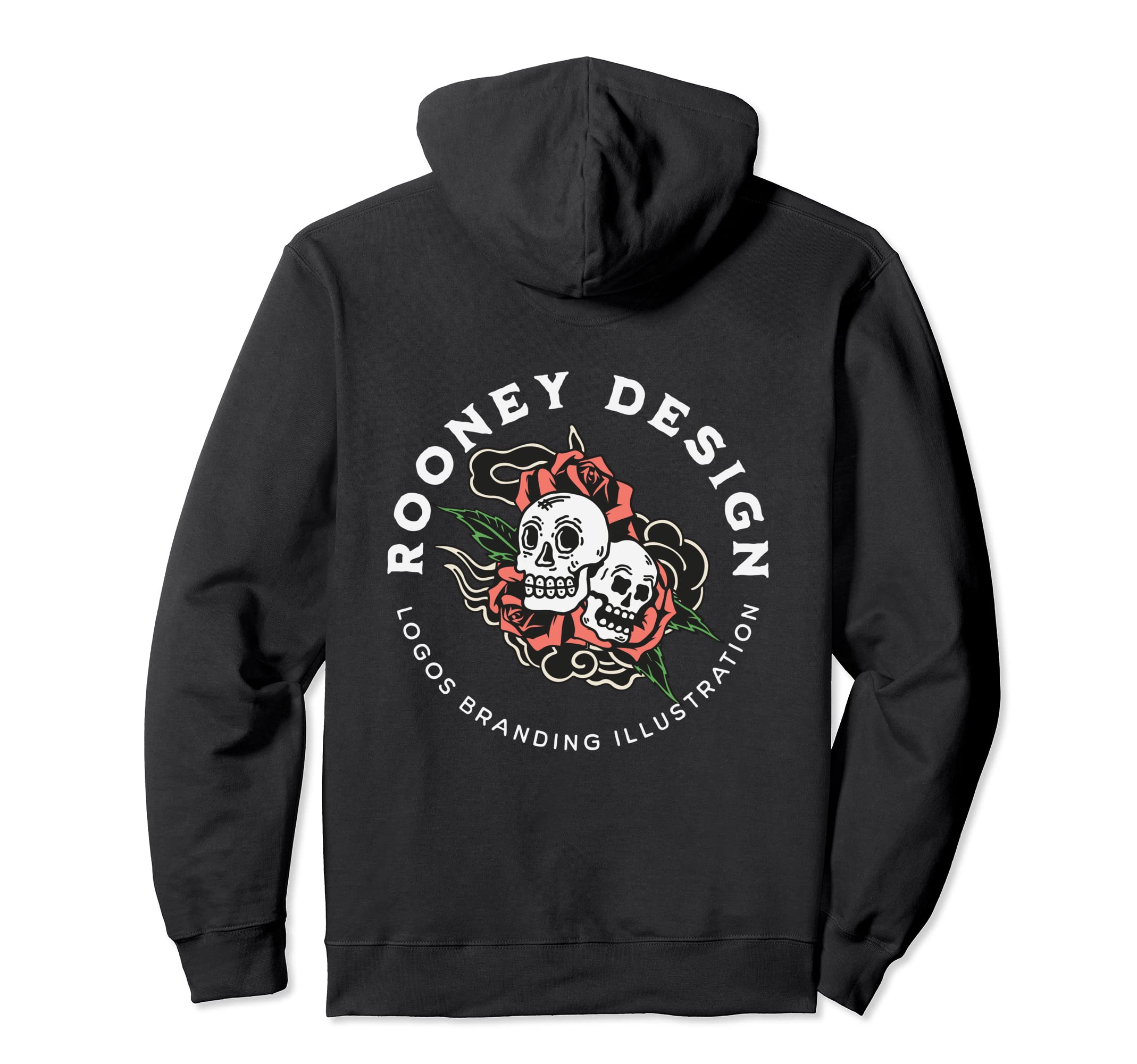 Rooneydesign Traditional Tattoo Hoodie - Streetwear Style for Adults - T-Shirt, Sweatshirt, Hoodie