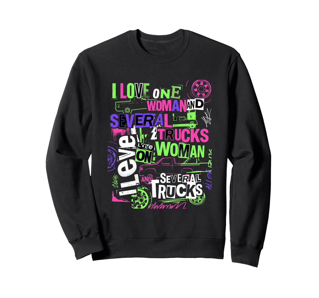Funny Truck Lover Automotive Sweatshirt - Fun Novelty Design for Adults - T-Shirt, Sweatshirt, Hoodie