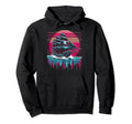 Synthwave Pirate Ship Retrowave Sunset Hoodie - Novelty Apparel Unisex - T-Shirt, Sweatshirt, Hoodie