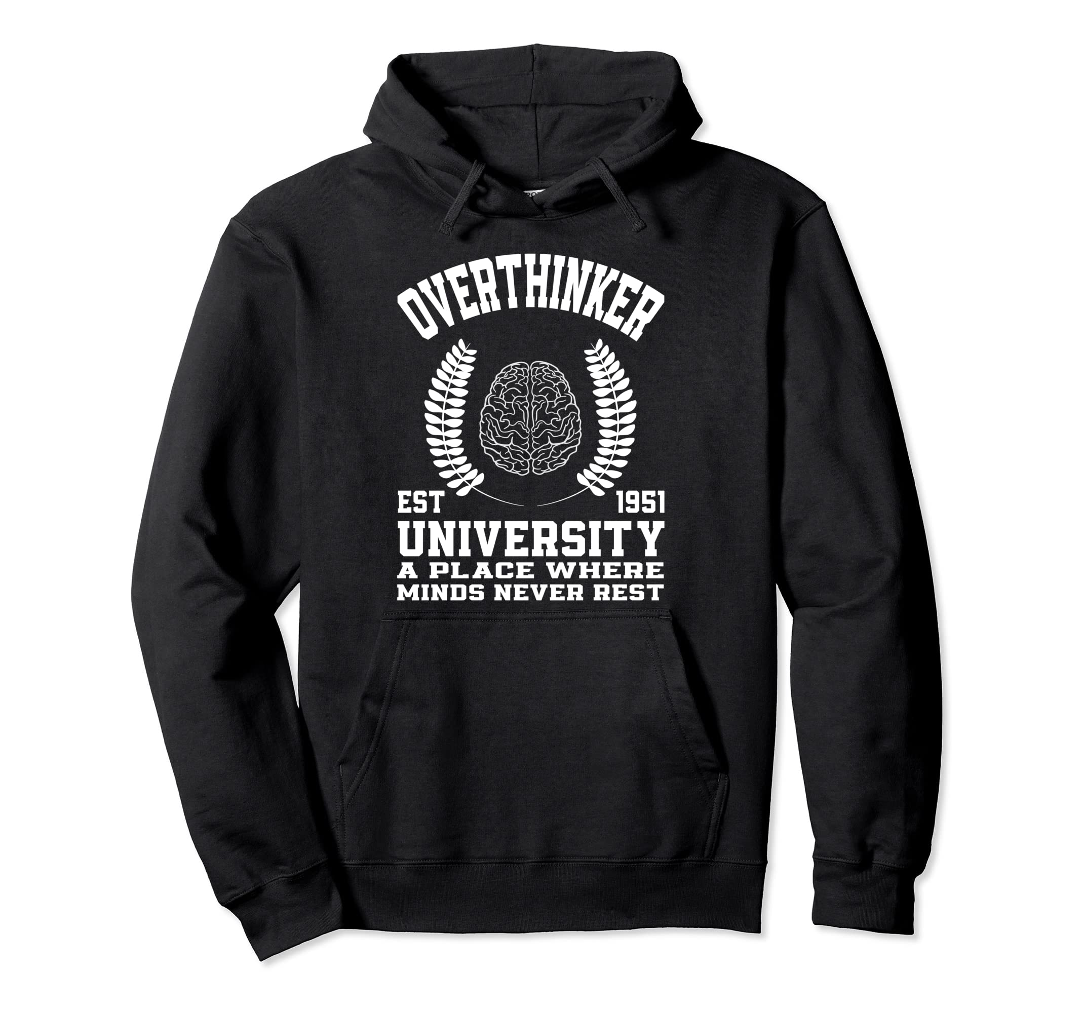 Overthinker Introverts Hoodie - Novelty Apparel Men Women - T-Shirt, Sweatshirt, Hoodie