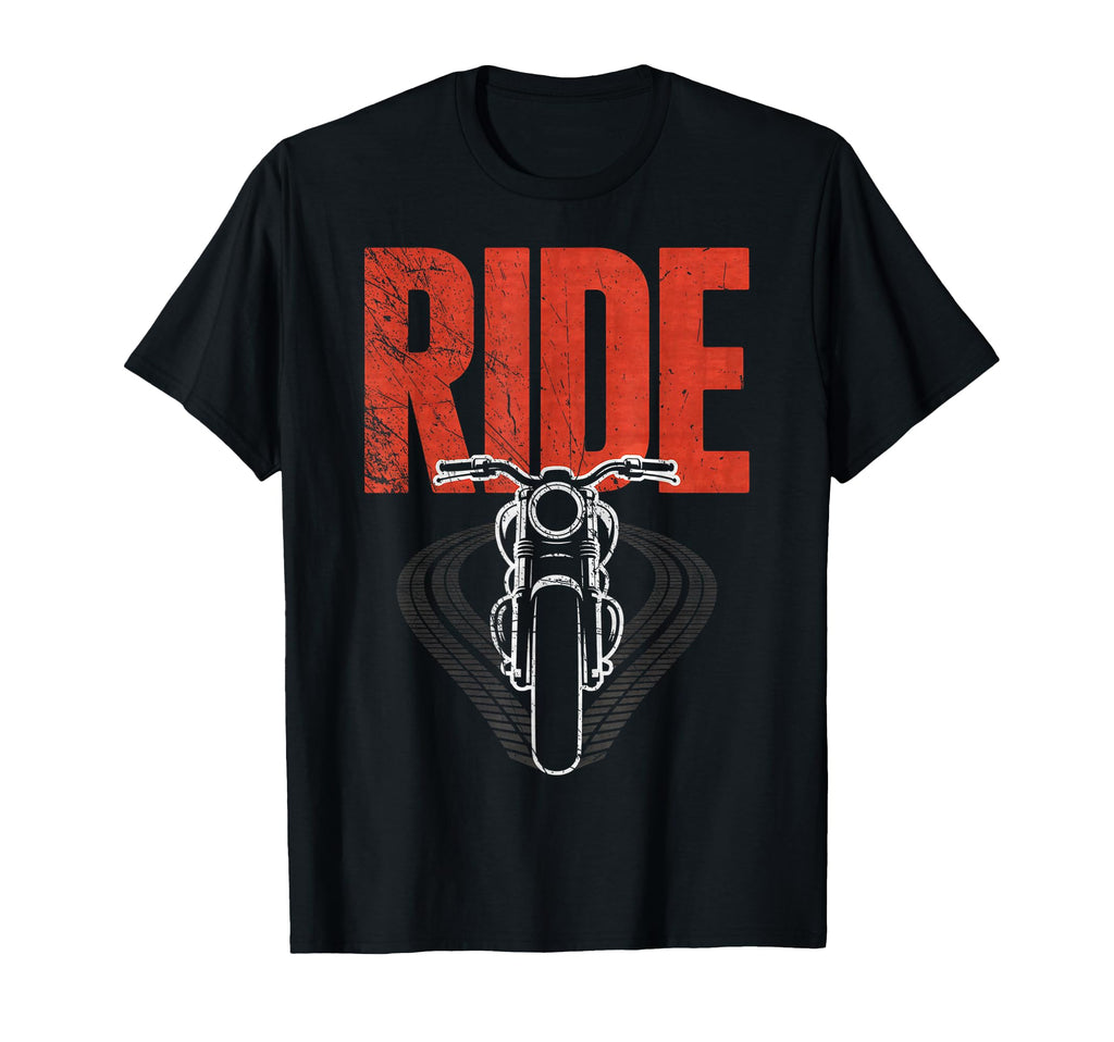 Ride Motorcycle Motorcycling Lover T-Shirt - Minimalist Print for Adults - T-Shirt, Sweatshirt, Hoodie