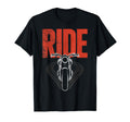 Ride Motorcycle Motorcycling Lover T-Shirt - Minimalist Print for Adults - T-Shirt, Sweatshirt, Hoodie