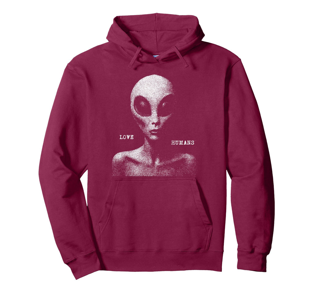 Alien Ufo Extraterrestrial 90S Aesthetic Hoodie - Graphic Print for Adults - T-Shirt, Sweatshirt, Hoodie