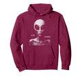 Alien Ufo Extraterrestrial 90S Aesthetic Hoodie - Graphic Print for Adults - T-Shirt, Sweatshirt, Hoodie