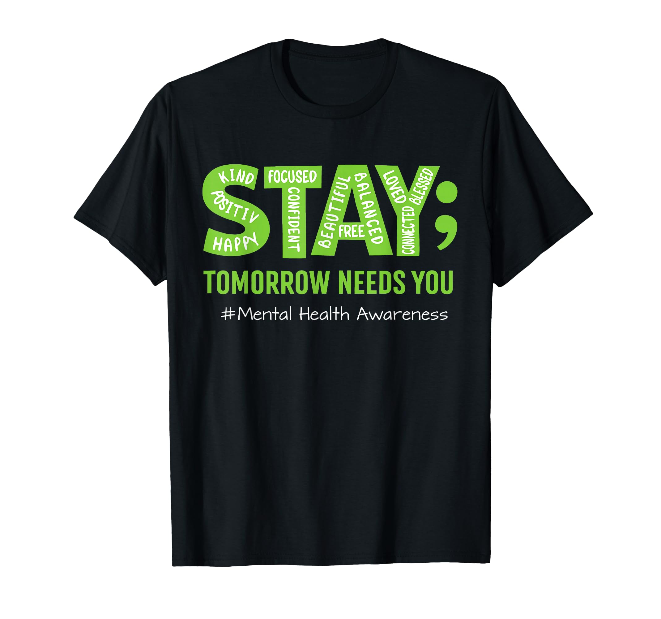 Motivational Support Squad Mental T-Shirt - Minimalist Print for Adults - T-Shirt, Sweatshirt, Hoodie