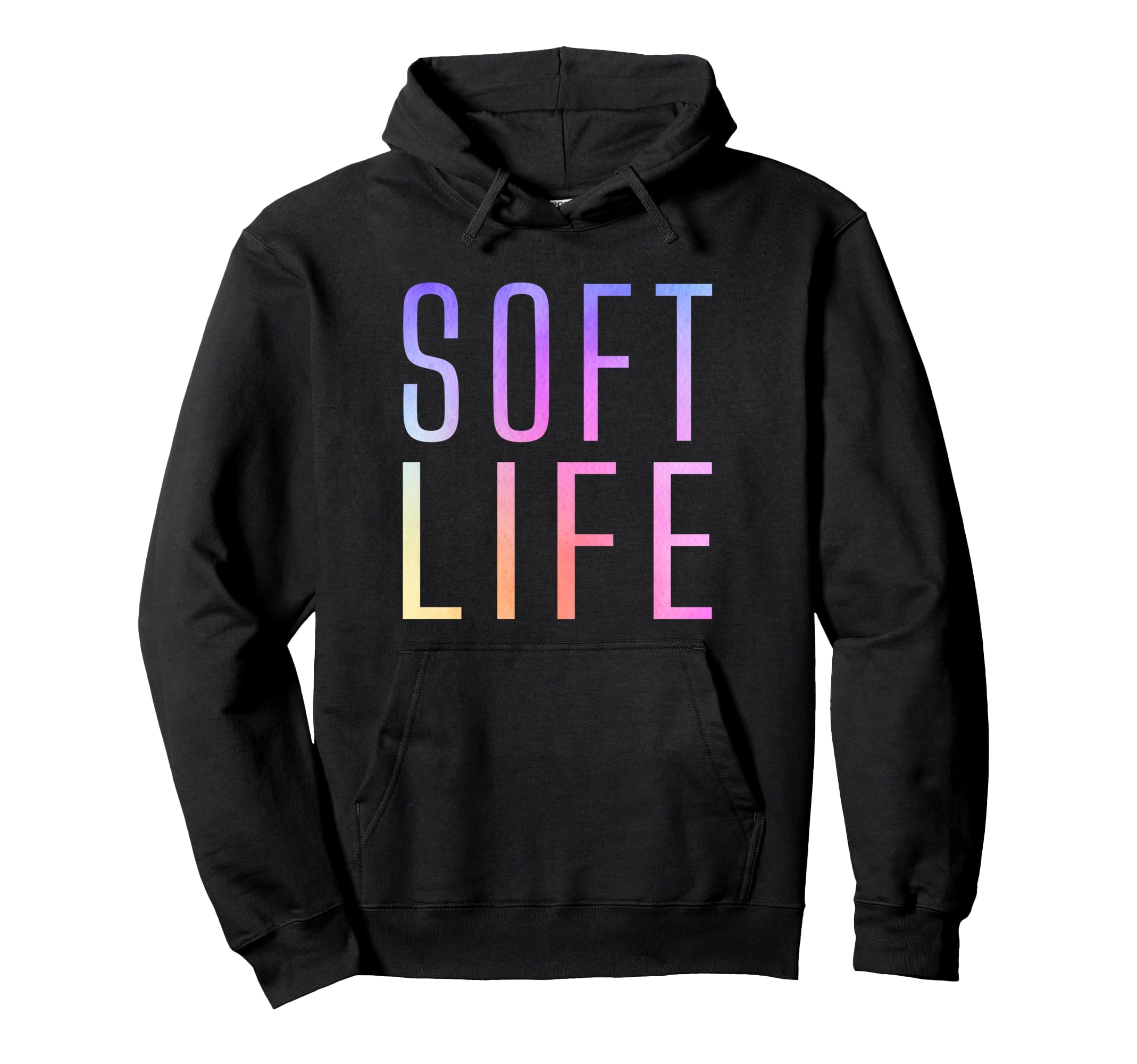 Soft Life Dont Stress Free Softlife Hoodie - Novelty Apparel for Adults - T-Shirt, Sweatshirt, Hoodie