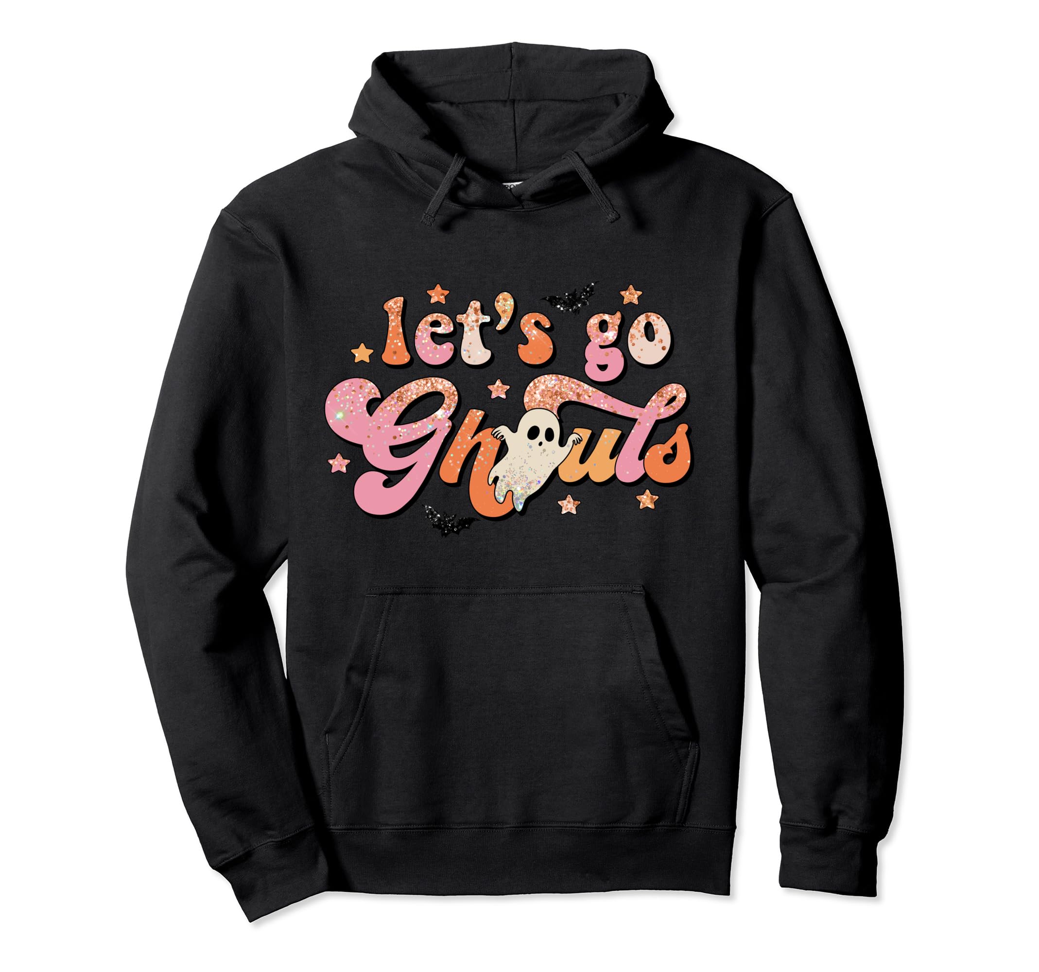 Lets Go Ghouls Funny Western Halloween Hoodie - Trendy Graphic for Adults - T-Shirt, Sweatshirt, Hoodie