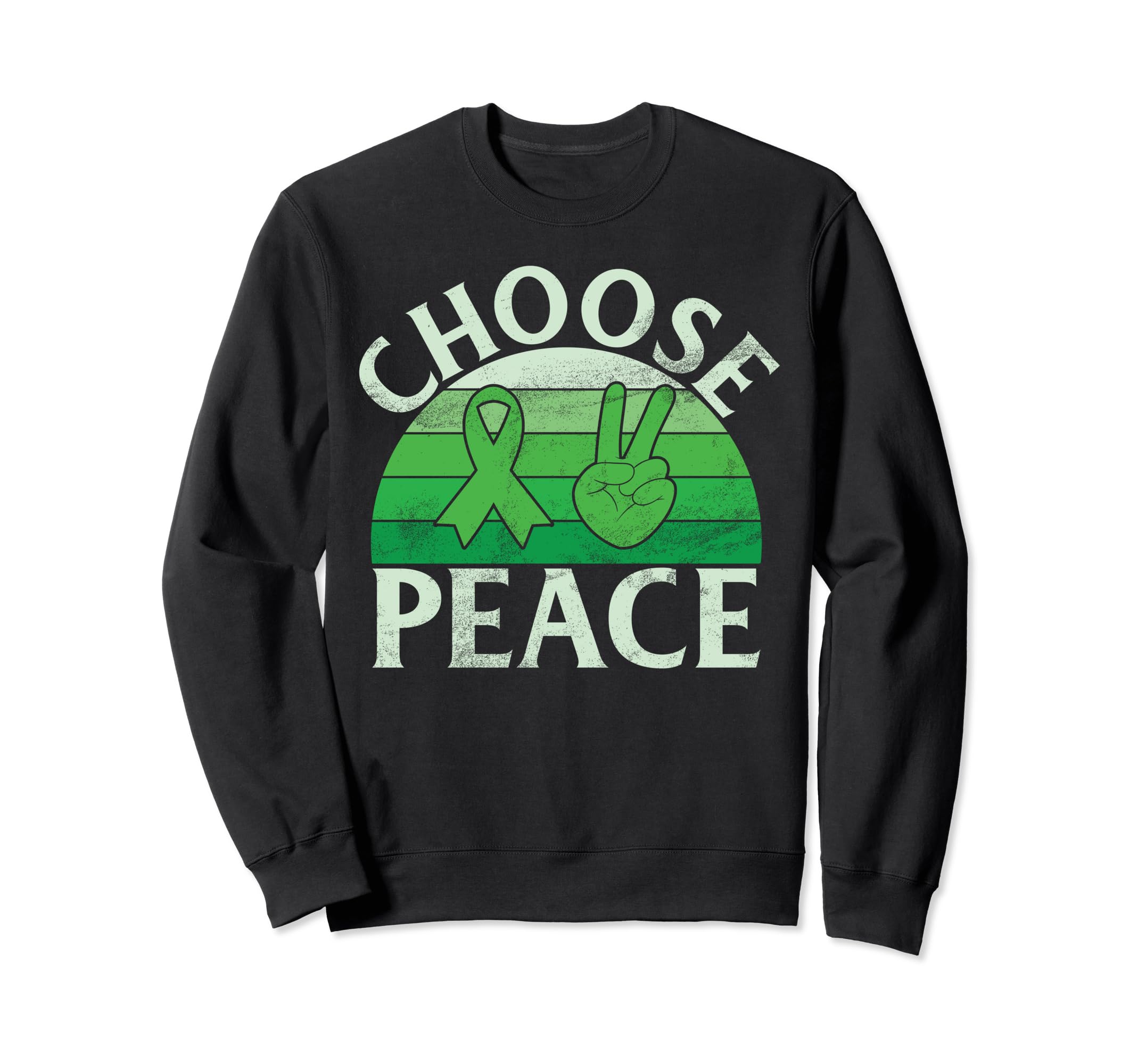 Choose Peace Mental Health Sweatshirt - Aesthetic Graphic Unisex - T-Shirt, Sweatshirt, Hoodie