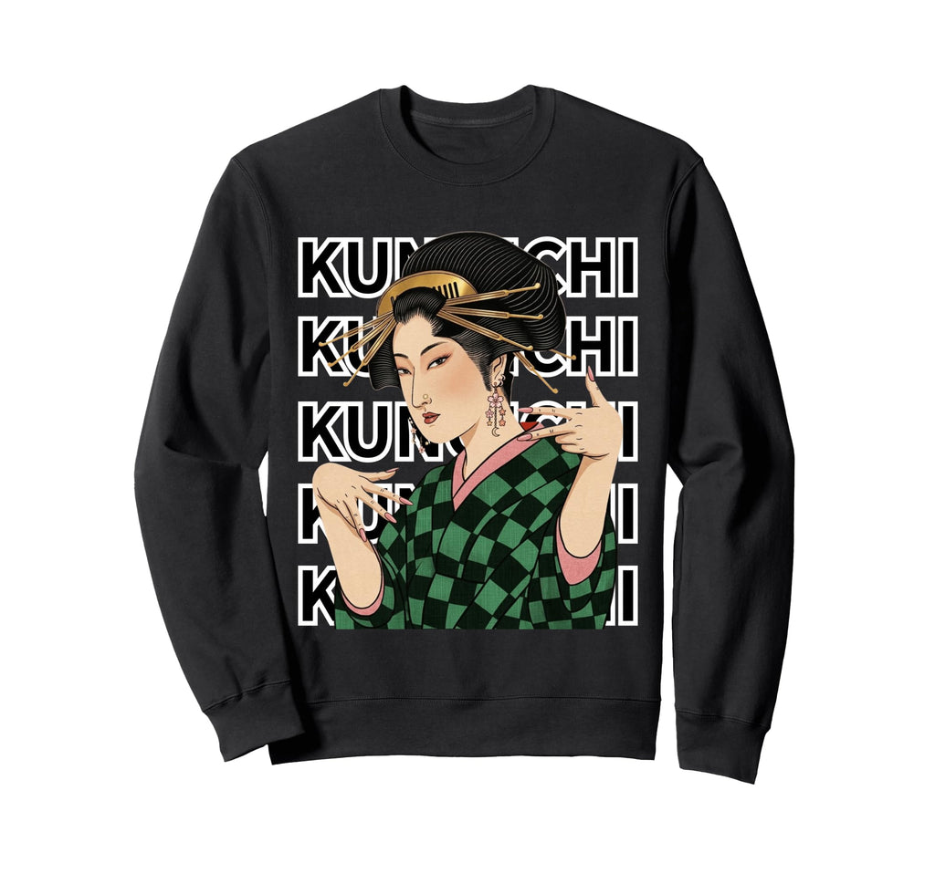 Kunoichi Japanese Anime Ukiyoe Sweatshirt - Aesthetic Graphic Unisex - T-Shirt, Sweatshirt, Hoodie
