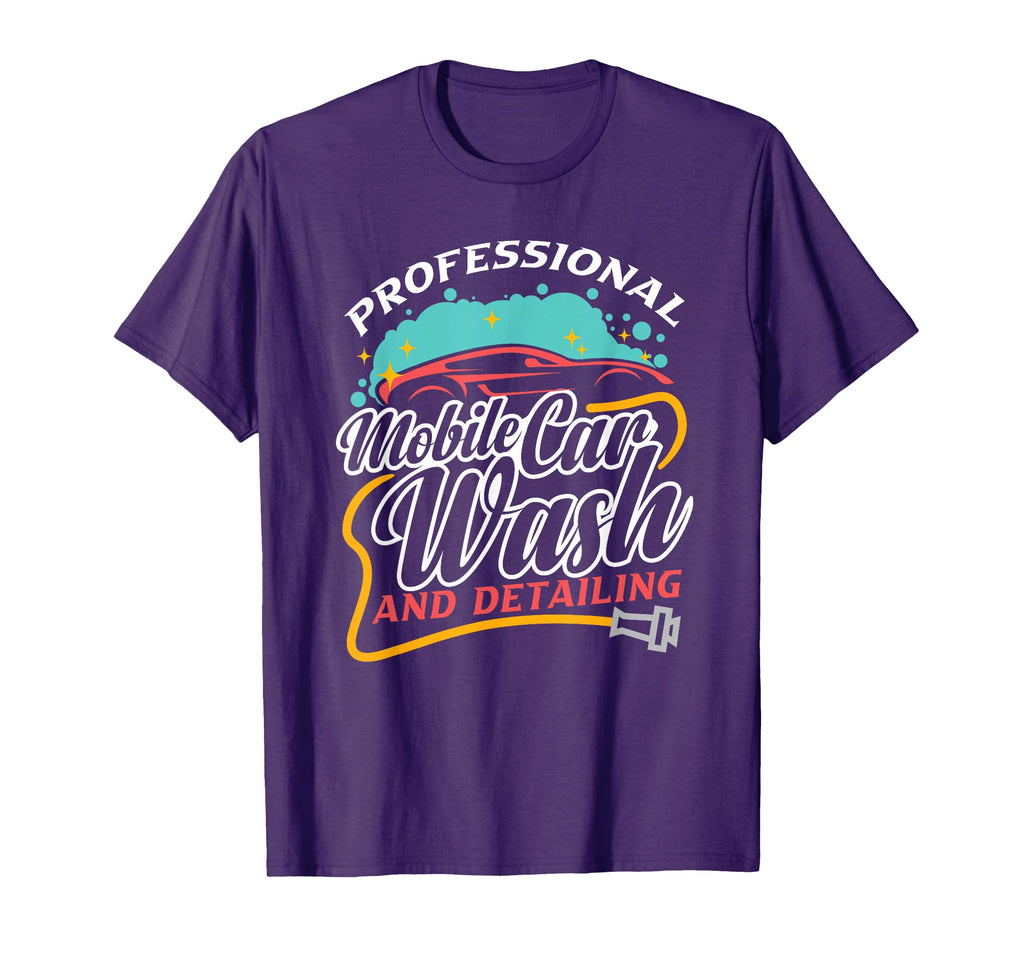 Professional Mobile Car Wash And T-Shirt - Graphic Print Men Women - T-Shirt, Sweatshirt, Hoodie