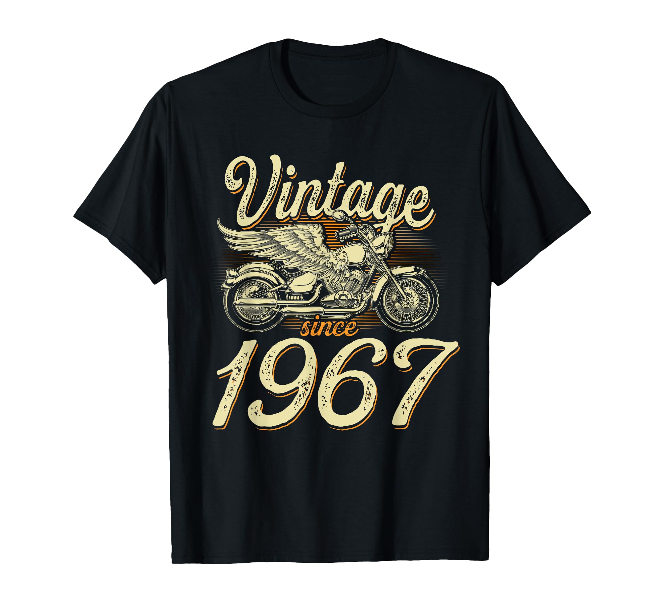 1967 Motorcycle Biker Funny 55Th T-Shirt - Casual Everyday Wear Men Women - T-Shirt, Sweatshirt, Hoodie