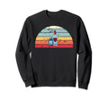 Drinking Vodka Sunset Distressed Sweatshirt - Graphic Print Men Women - T-Shirt, Sweatshirt, Hoodie