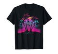 Palm Tree Vaporwave Retrowave T-Shirt - Streetwear Style Men Women - T-Shirt, Sweatshirt, Hoodie