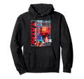 Osaka City 80S Synthwave Lampion Hoodie - Casual Everyday Wear Unisex - T-Shirt, Sweatshirt, Hoodie
