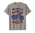 Two Wheels Forever Motorcycle T-Shirt - Trendy Graphic Unisex - T-Shirt, Sweatshirt, Hoodie