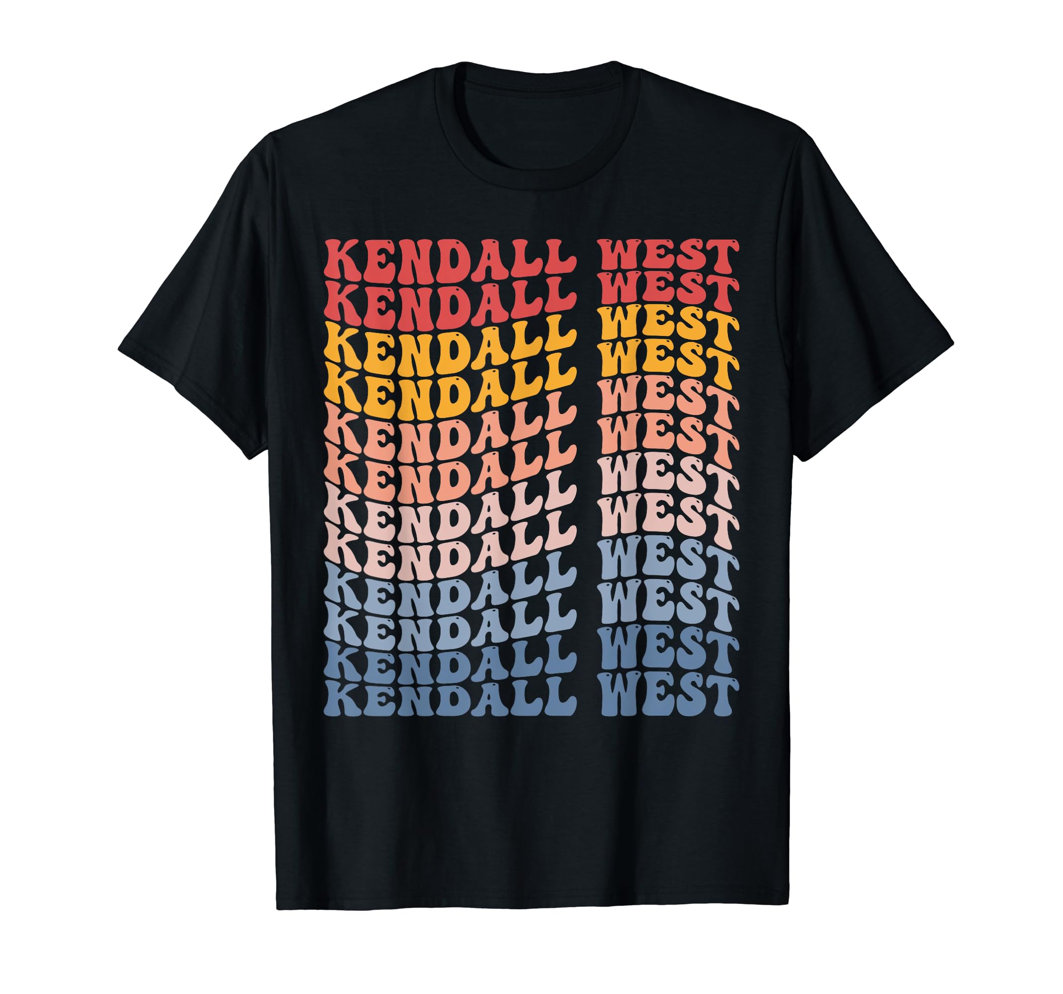 Kendall West City Groovy T-Shirt - Novelty Apparel for Adults - T-Shirt, Sweatshirt, Hoodie
