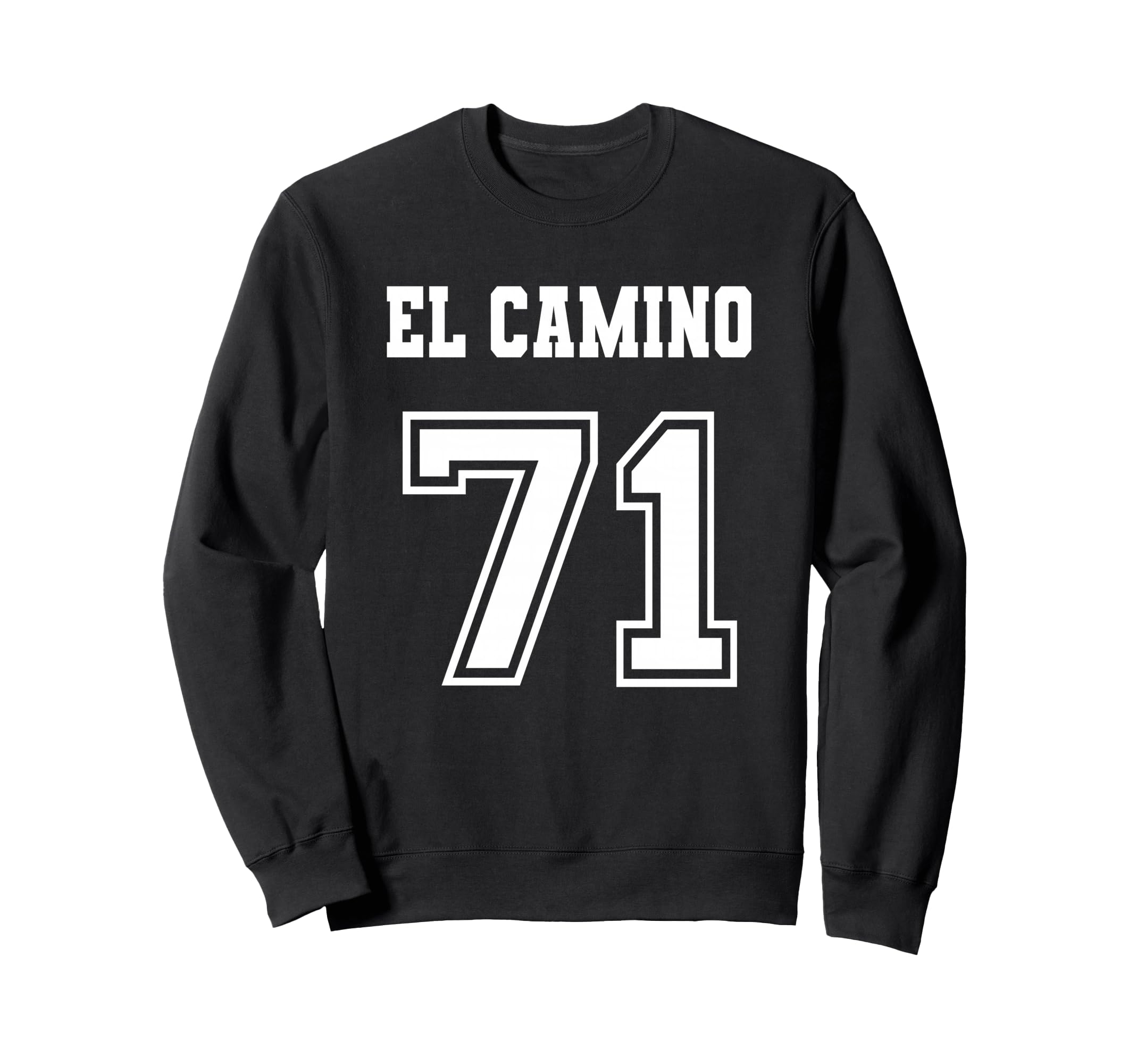 Jersey El Camino 71 1971 Sweatshirt - Minimalist Print Unisex - T-Shirt, Sweatshirt, Hoodie
