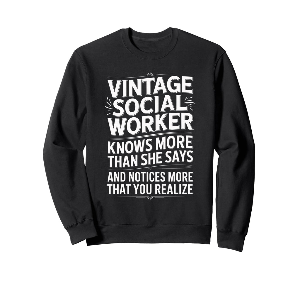 Social Worker Definition Sweatshirt - Minimalist Print Men Women - T-Shirt, Sweatshirt, Hoodie