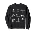Funny Skeletons Yoga Meditation Sweatshirt - Aesthetic Graphic Unisex - T-Shirt, Sweatshirt, Hoodie