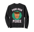 Funny Coffee First Caffeine Sweatshirt - Fun Novelty Design for Adults - T-Shirt, Sweatshirt, Hoodie