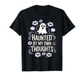 Halloween Haunted Mental Health T-Shirt - Unique Graphic Men Women - T-Shirt, Sweatshirt, Hoodie