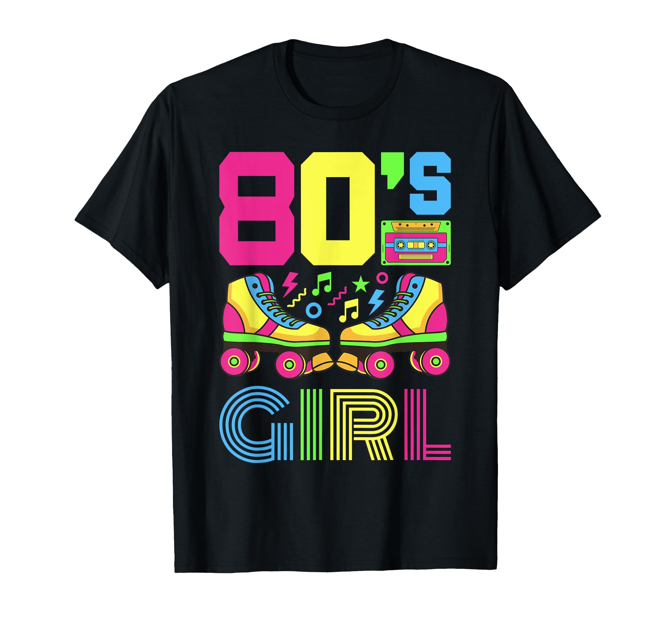 80S 1980S Theme Party Outfit Eighties T-Shirt - Custom Art Print Unisex - T-Shirt, Sweatshirt, Hoodie