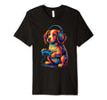 Brittany Spaniel Gamer Gaming Dog T-Shirt - Streetwear Style for Adults - T-Shirt, Sweatshirt, Hoodie