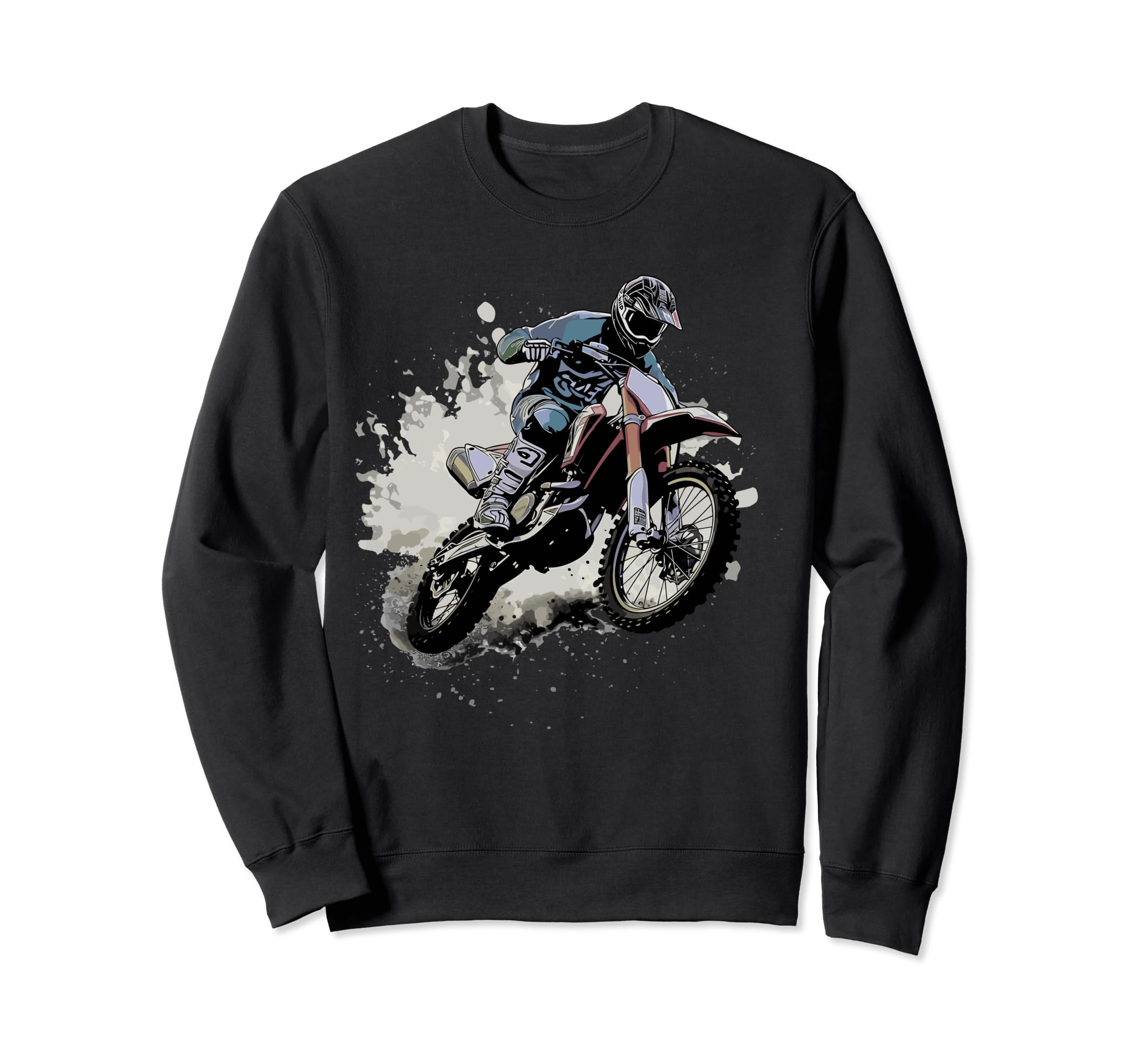 Dirt Bike Riding Motocross Racing Sweatshirt - Streetwear Style Unisex - T-Shirt, Sweatshirt, Hoodie