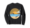 Vinyl Record Beach Sunset Record Sweatshirt - Streetwear Style for Adults - T-Shirt, Sweatshirt, Hoodie