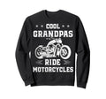 Grandpas Ride Motorcycles Biker Sweatshirt - Aesthetic Graphic Unisex - T-Shirt, Sweatshirt, Hoodie