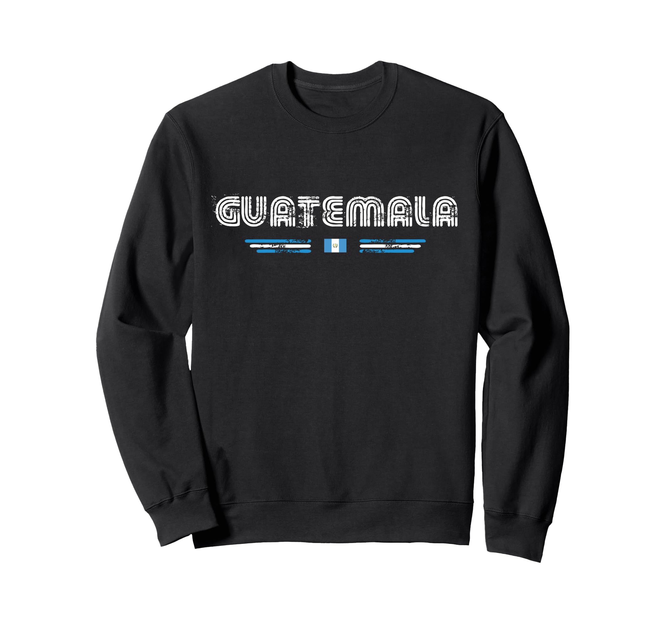 Guatemala 70S 80S Type Flag Sweatshirt - Novelty Apparel Unisex - T-Shirt, Sweatshirt, Hoodie