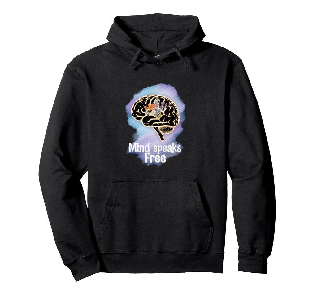 Brain Blooms Flowers Mind Seaks Free Hoodie - Aesthetic Graphic Men Women - T-Shirt, Sweatshirt, Hoodie