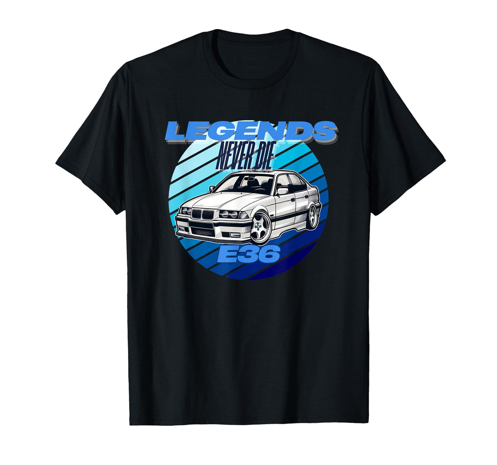 Old German Cars E36 Drifting Tuning T-Shirt - Fun Novelty Design Men Women - T-Shirt, Sweatshirt, Hoodie