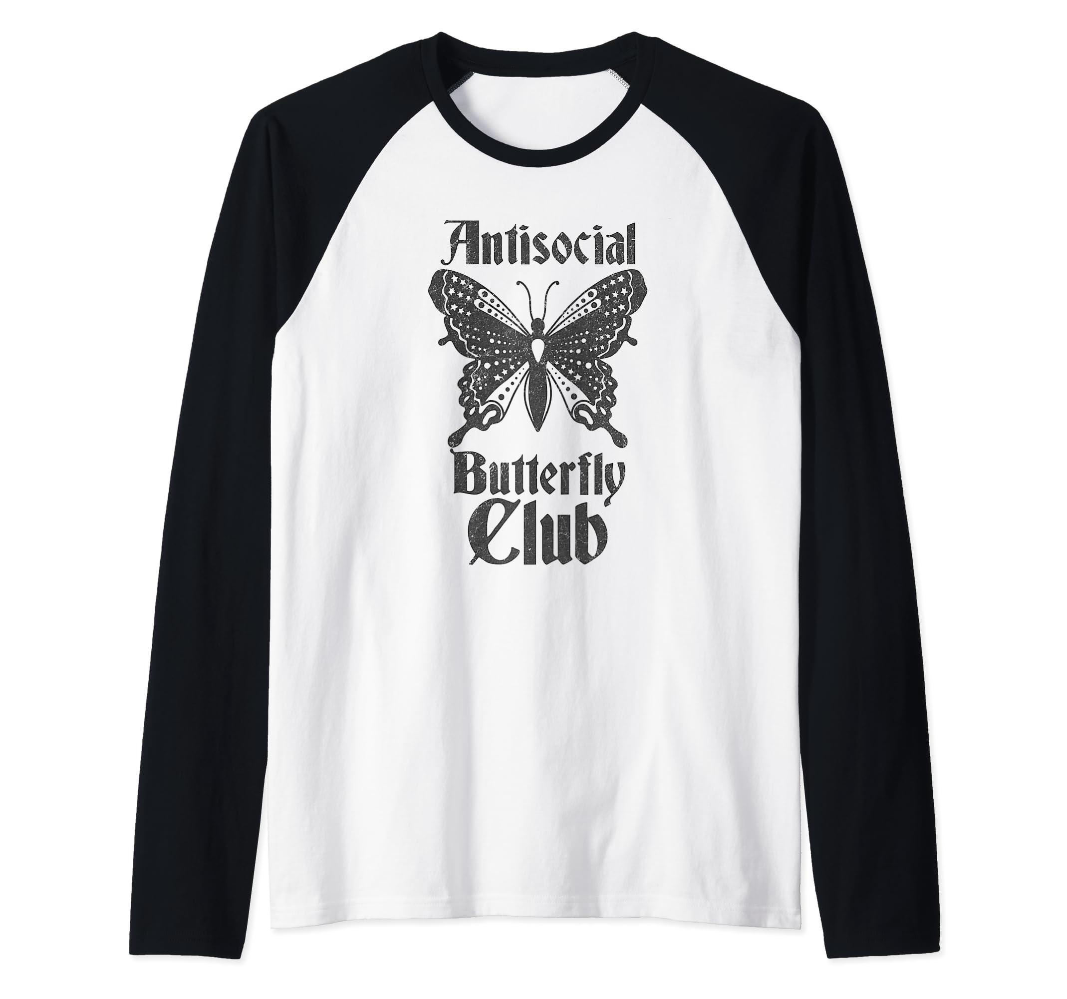 Antisocial Butterfly Club Introvert Goth T-Shirt - Trendy Graphic Unisex - T-Shirt, Sweatshirt, Hoodie