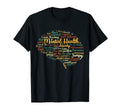 Mental Health Matters Word Cloud Mental T-Shirt - Unique Graphic Men Women - T-Shirt, Sweatshirt, Hoodie