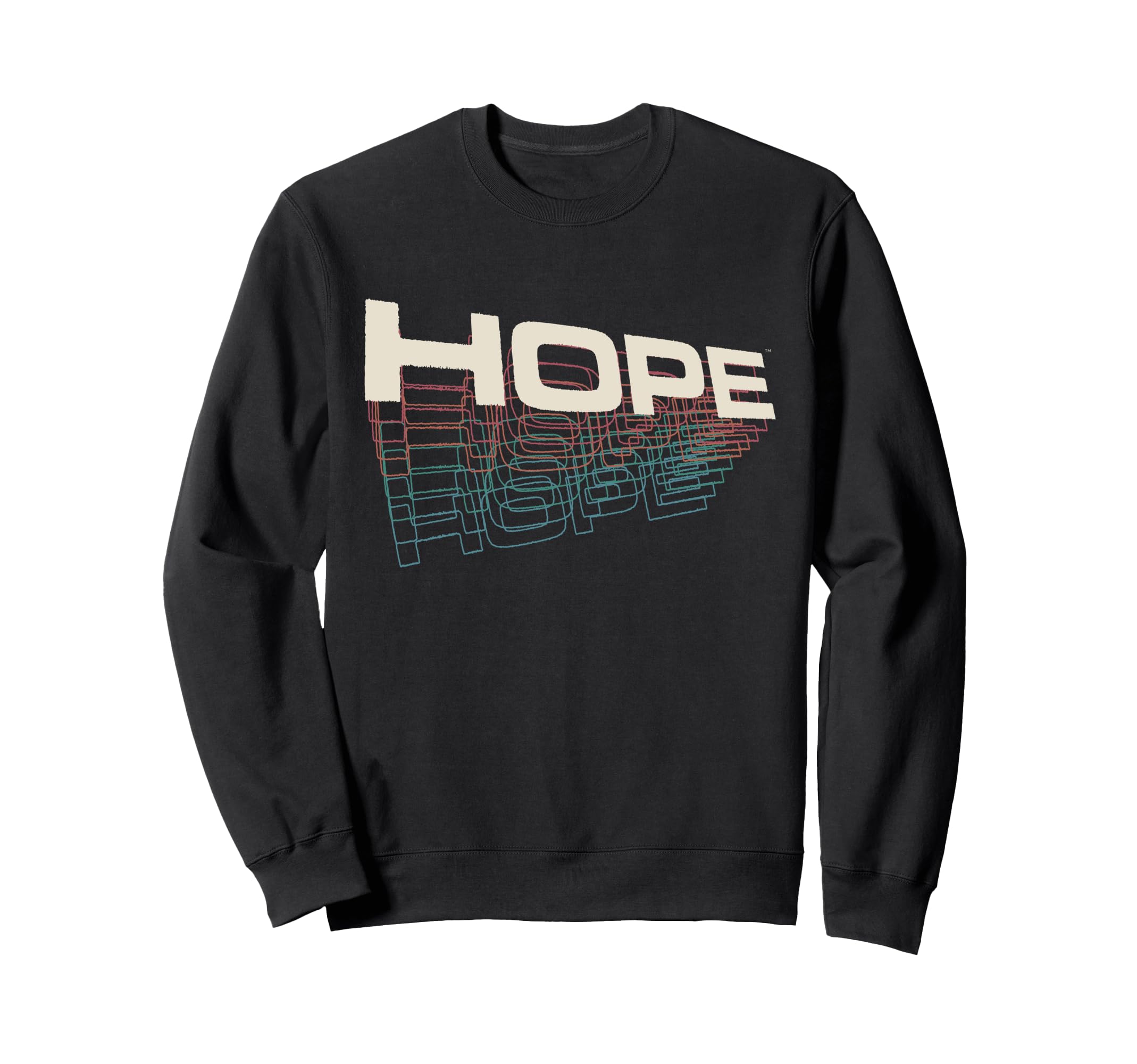 Hope Tv Typography Art Inspirational Sweatshirt - Aesthetic Graphic Unisex - T-Shirt, Sweatshirt, Hoodie