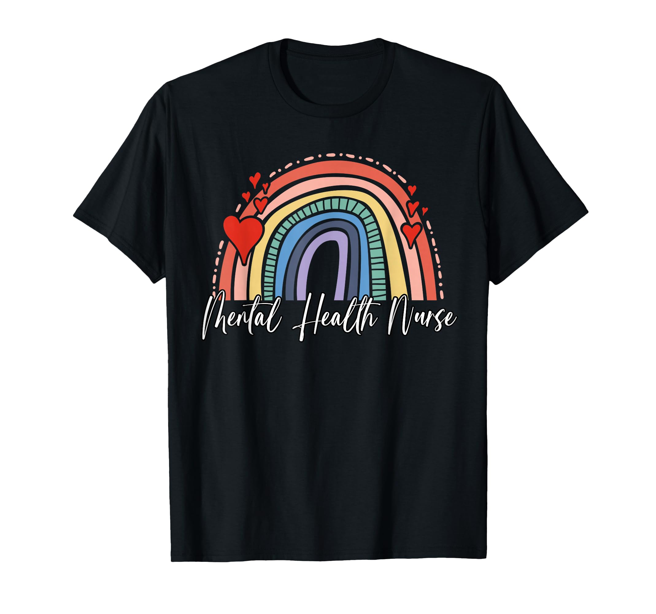 Mental Health Nurse T-Shirt - Custom Art Print Unisex - T-Shirt, Sweatshirt, Hoodie