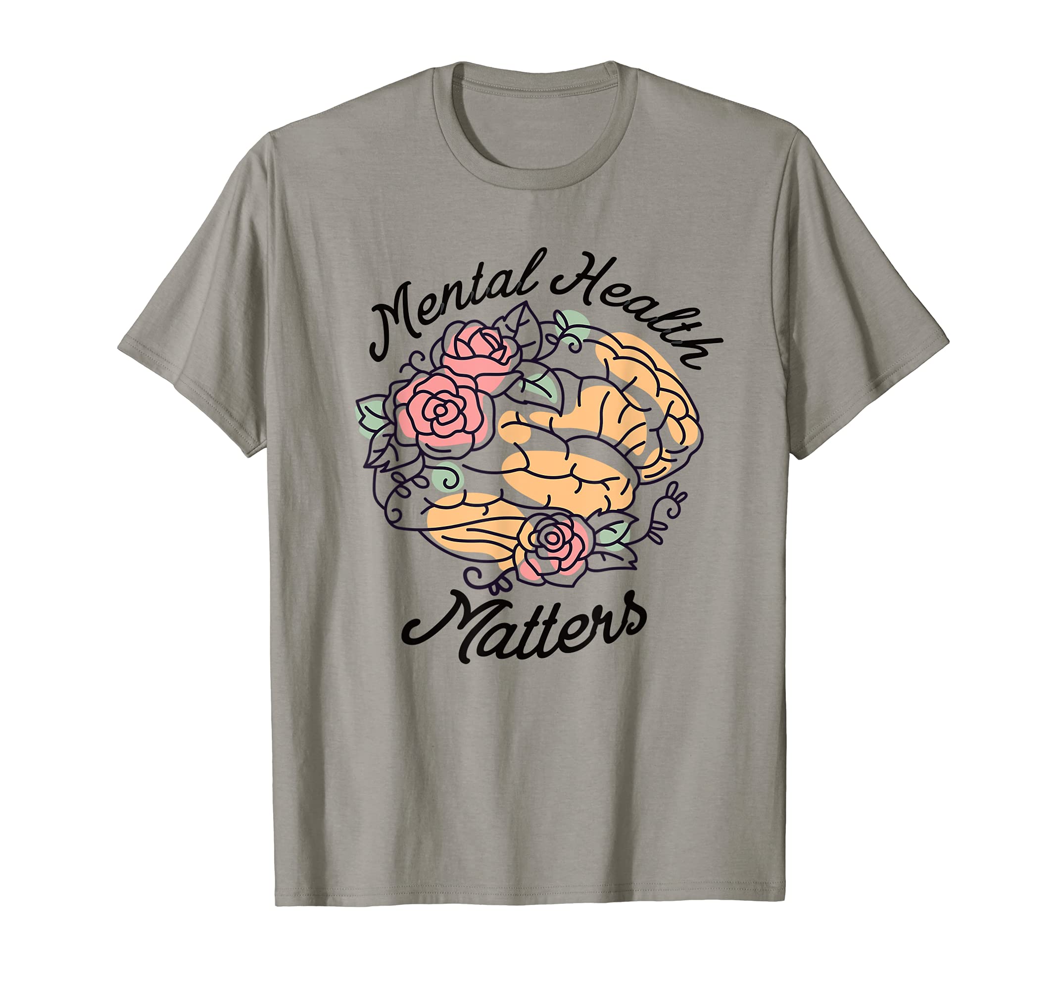 Mental Health Matters Mental T-Shirt - Fun Novelty Design for Adults - T-Shirt, Sweatshirt, Hoodie