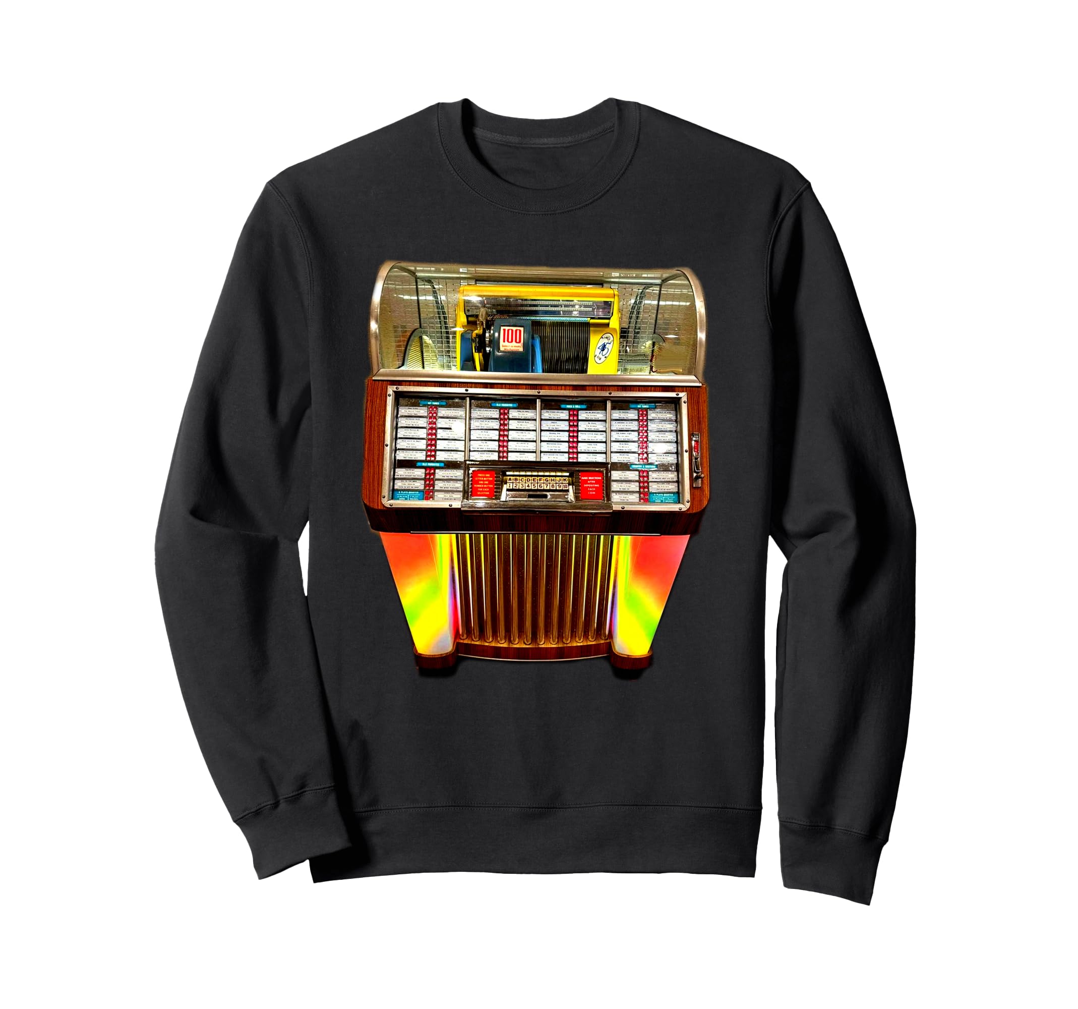 Jukebox Jukebox Jukebox Hero Sweatshirt - Minimalist Print for Adults - T-Shirt, Sweatshirt, Hoodie