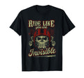Ride Like Youre Invisible Motorcycle T-Shirt - Unique Graphic for Adults - T-Shirt, Sweatshirt, Hoodie