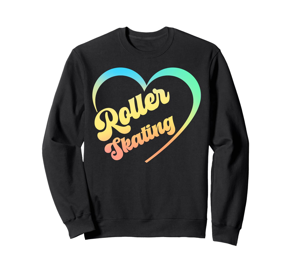 Roller Skating Skate Heart Sweatshirt - Casual Everyday Wear for Adults - T-Shirt, Sweatshirt, Hoodie