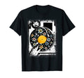 Floral Turntable Techno Dj Vinyl T-Shirt - Fun Novelty Design for Adults - T-Shirt, Sweatshirt, Hoodie
