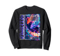 Kawasaki City 80S Synthwave Koi Carp Sweatshirt - Streetwear Style Unisex - T-Shirt, Sweatshirt, Hoodie