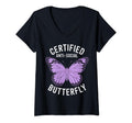 Womens Certified Anti Social Butterfly T-Shirt - Novelty Apparel Unisex - T-Shirt, Sweatshirt, Hoodie
