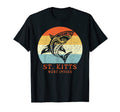 St Kitts West Indies Tribal Shark T-Shirt - Streetwear Style Unisex - T-Shirt, Sweatshirt, Hoodie