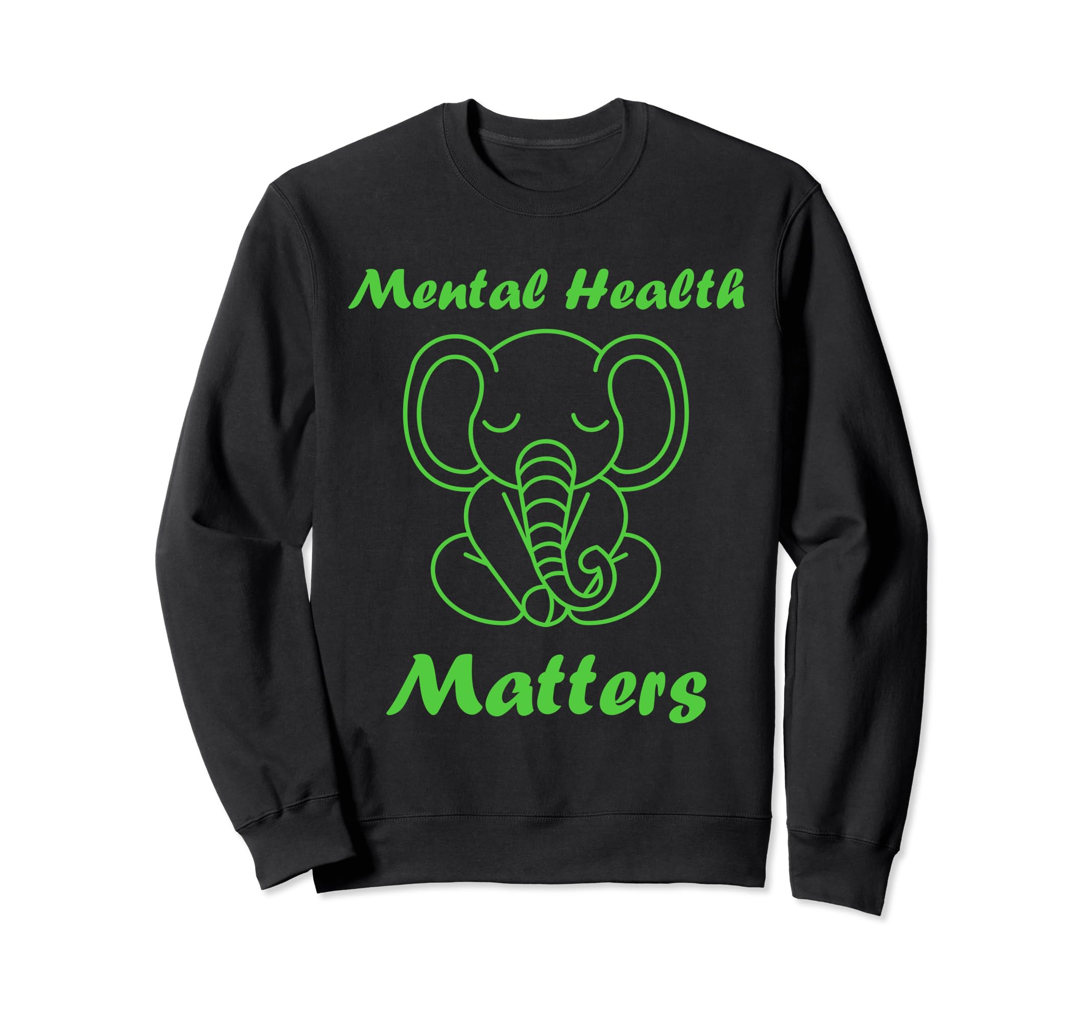 Animal Brain Illness Elephant Sweatshirt - Aesthetic Graphic Men Women - T-Shirt, Sweatshirt, Hoodie