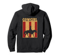 Western Cowgirl Horse Hoodie - Streetwear Style Men Women - T-Shirt, Sweatshirt, Hoodie