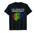 Celebrate Neurodiversity Autism T-Shirt - Fun Novelty Design for Adults - T-Shirt, Sweatshirt, Hoodie