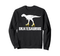 Skate Dinosaurs Roller Skating Rink Sweatshirt - Minimalist Print Unisex - T-Shirt, Sweatshirt, Hoodie