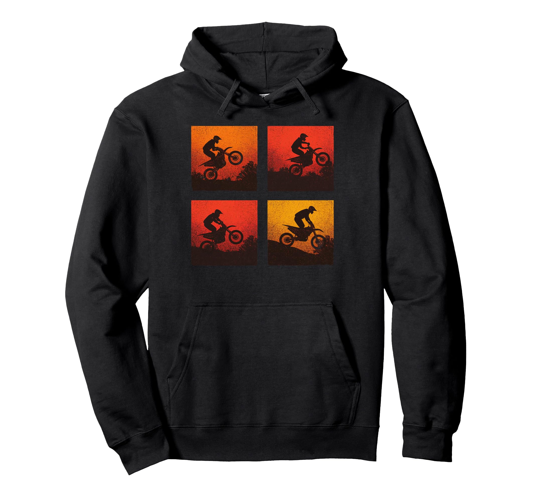 Motocross Collage Dirt Bike Lovers Hoodie - Novelty Apparel Unisex - T-Shirt, Sweatshirt, Hoodie